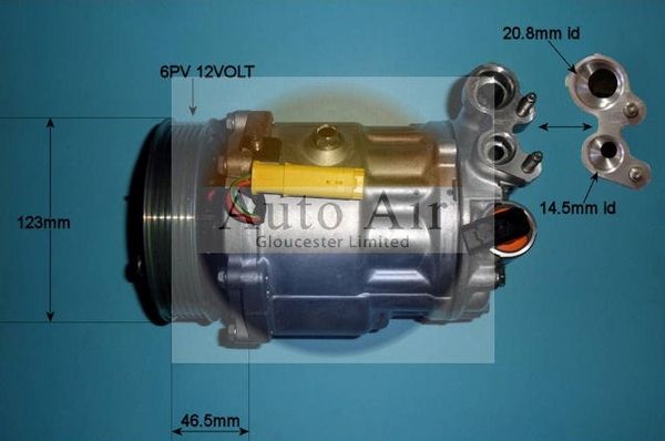 Auto Air Gloucester 14-1314 Compressor, air conditioning