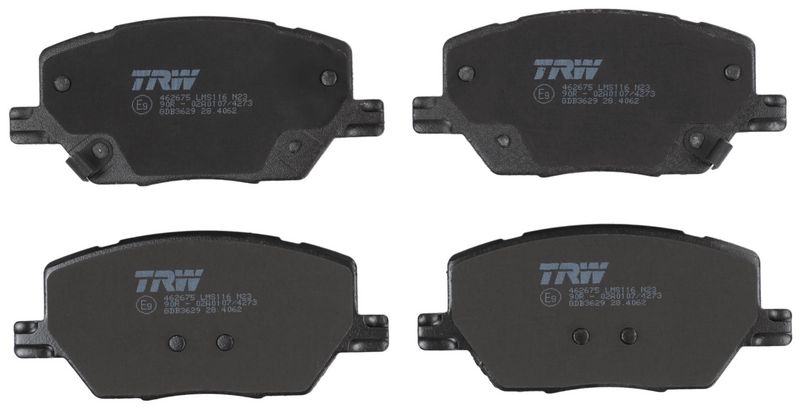TRW GDB3629 Brake Pad Set, disc brake