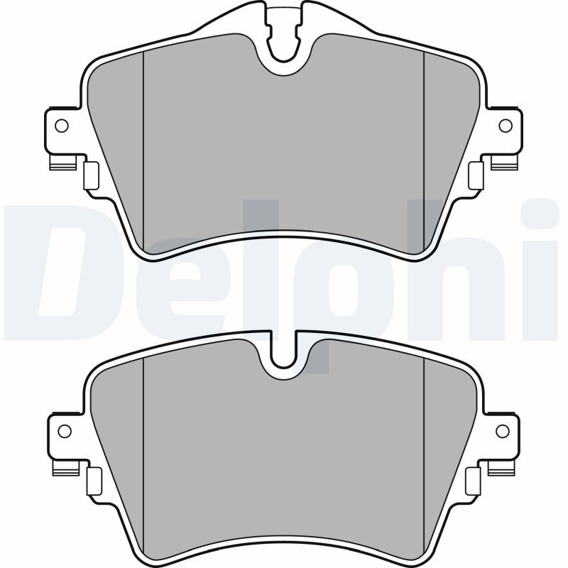 Delphi LP2717 Brake Pad Set, disc brake