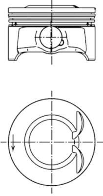 KOLBENSCHMIDT dugattyú 99659600