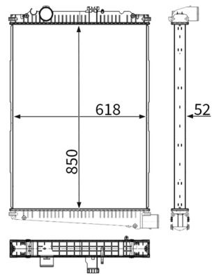 MAHLE CR1047000S Radiator, engine cooling