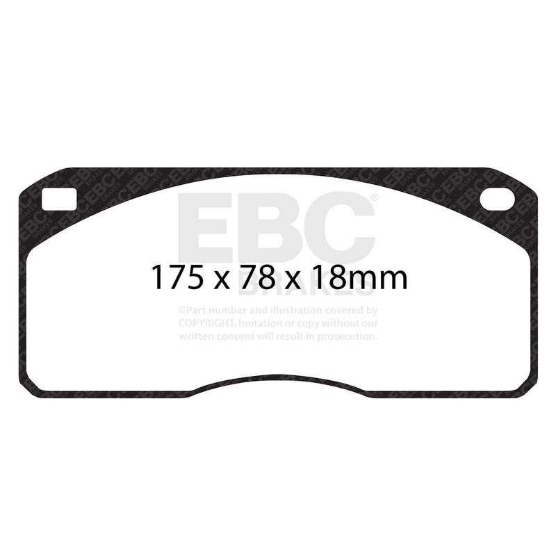 EBC Brakes Remblokkenset, schijfrem DP4070R