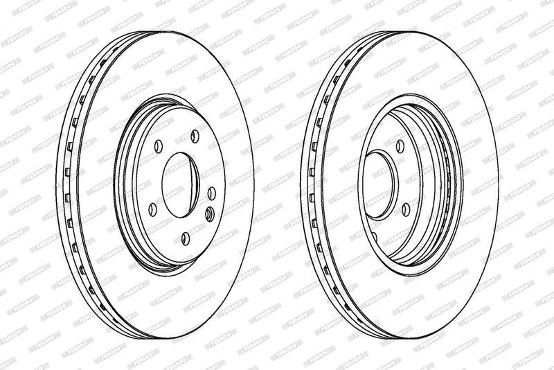 Disc frana DDF964C-1 FERODO