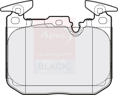 APEC Brake Pad Set, disc brake PAD2170B