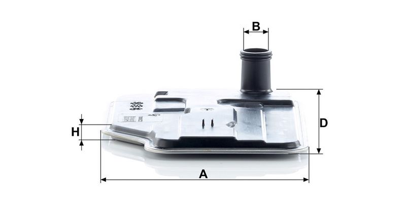 Hüdraulikafilter, automaatkäigukast, MANN-FILTER H 27 001