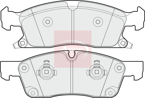 APEC Brake Pad Set, disc brake PAD1770