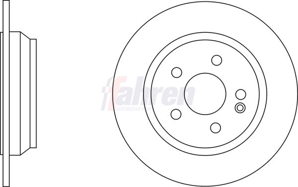 Fahren Brake Disc FBD6198