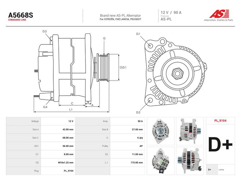 OEM код товара: A4TA0094