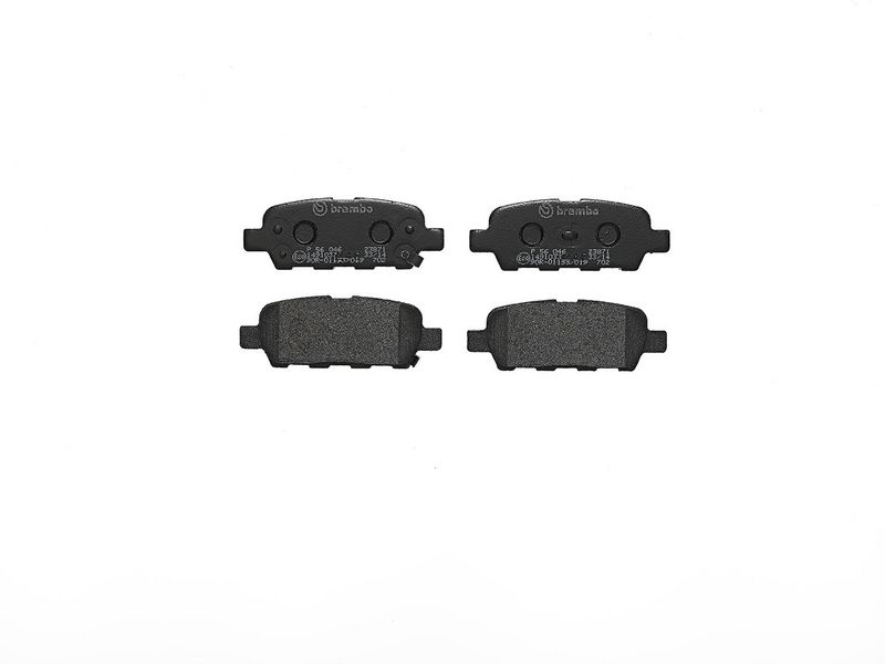 комплект спирачно феродо, дискови спирачки BREMBO