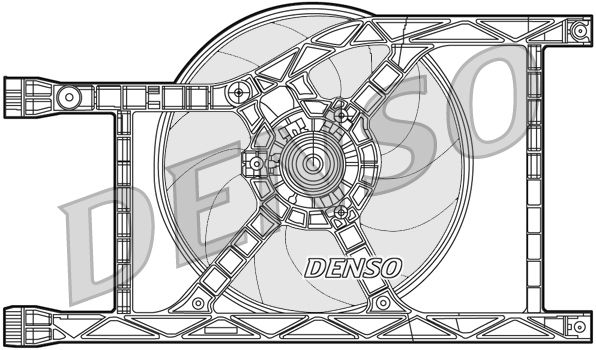 DENSO ventilátor, motorhűtés DER09045