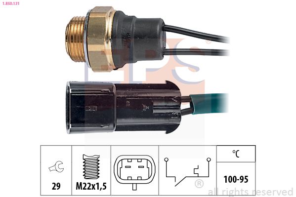 Термовимикач, вентилятор радіатора, Eps 1850131
