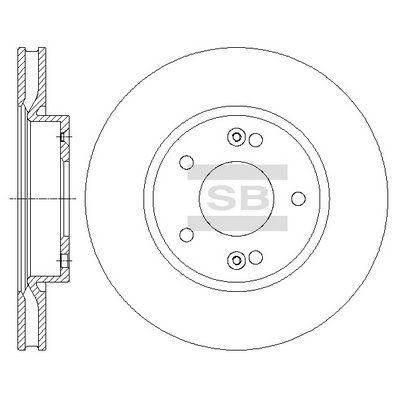 Гальмівний диск, Hi-Q SD1074