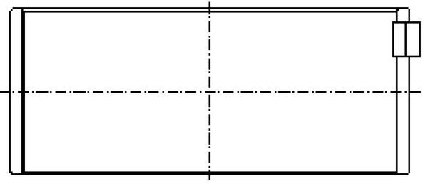 Juego de cojinetes de cabeza de la biela
