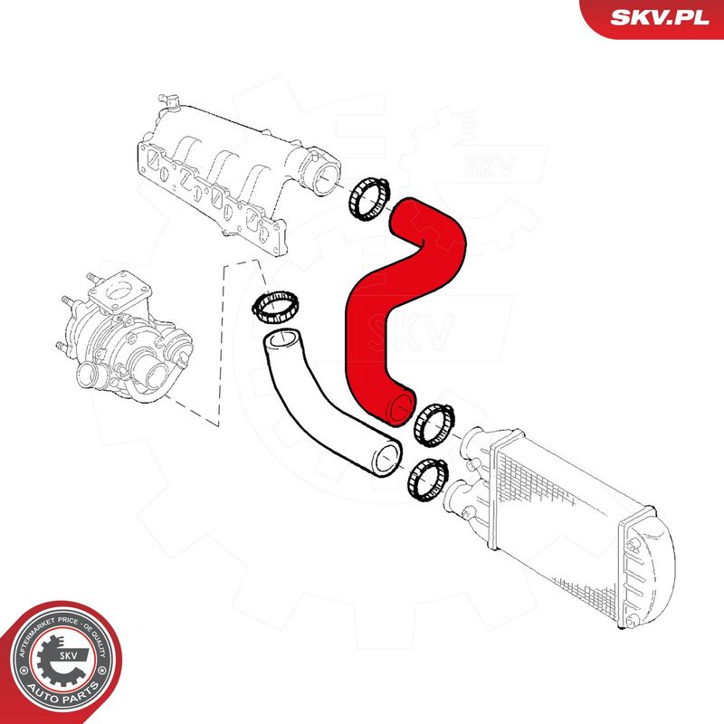 Laadimisõhu voolik, ESEN SKV 43SKV132