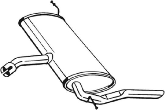 Toba esapament finala 227-035 BOSAL