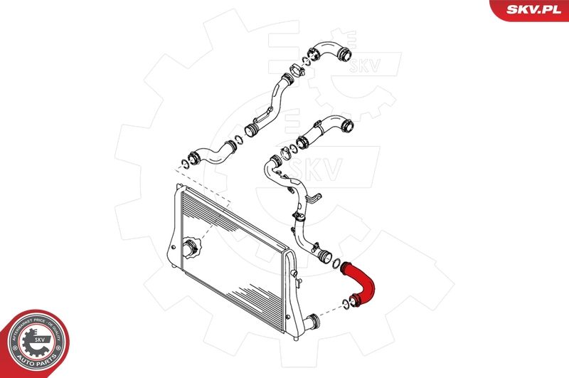 ESEN SKV 24SKV004 Charge Air Hose