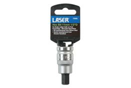 Laser Tools Hex Bit 1/2"D 11mm