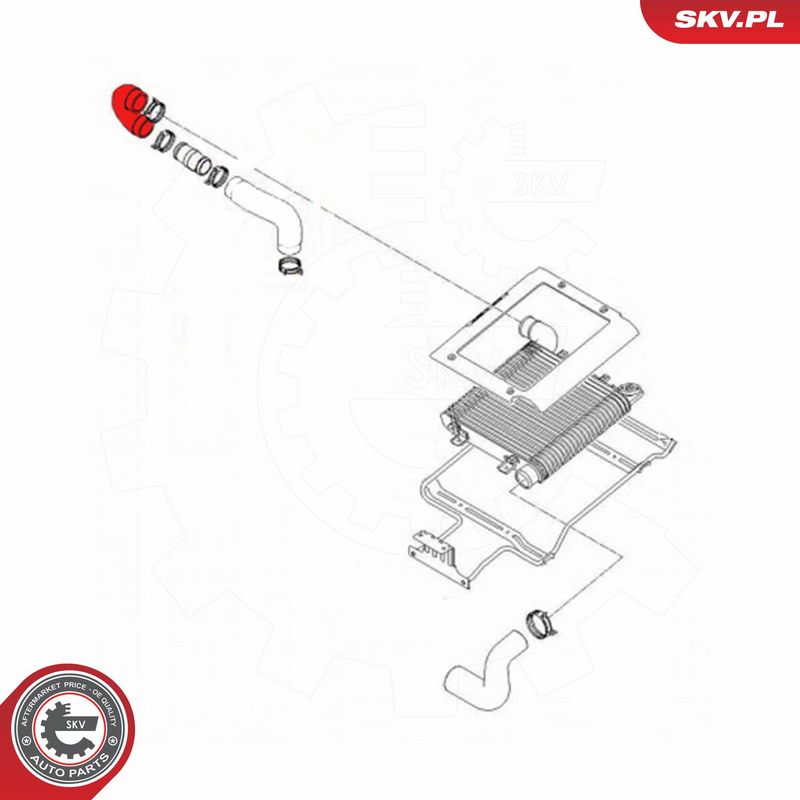 ESEN SKV 54SKV153 Charge Air Hose