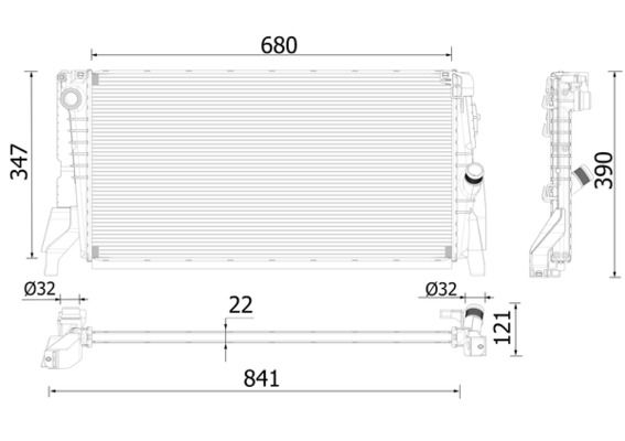 Product Image - Radiateur - CR2318000P - MAHLE