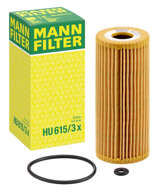 Õlifilter, MANN-FILTER HU 615, 3 x