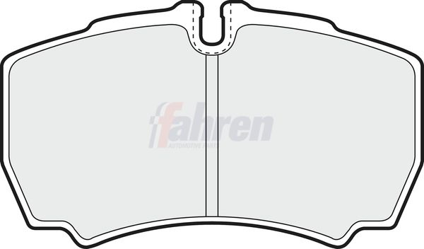 Fahren Brake Pad Set, disc brake FBP3102