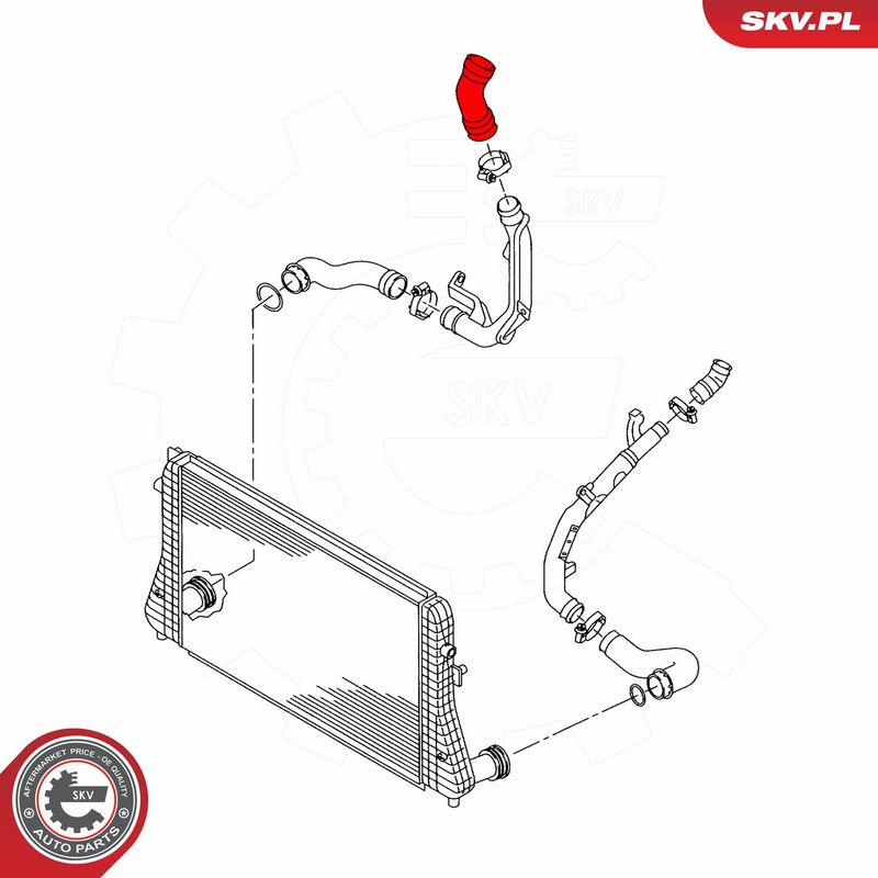 ESEN SKV 43SKV461 Charge Air Hose