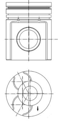 Product Image - Zuiger - 40255600 - KOLBENSCHMIDT