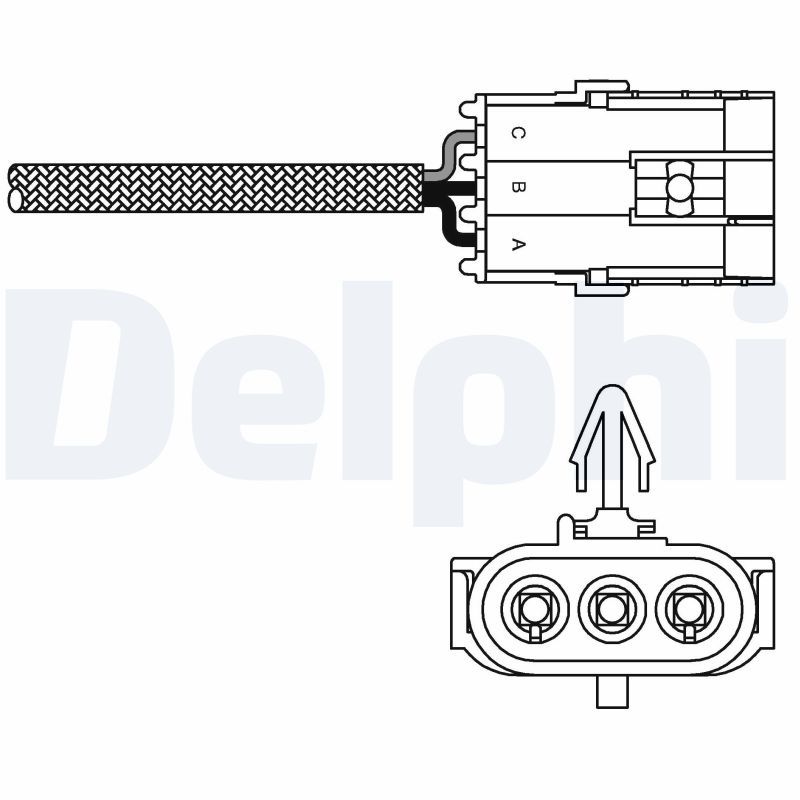 Delphi Lambda Sensor ES10992-12B1