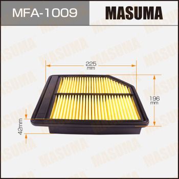 Повітряний фільтр, Masuma MFA1009