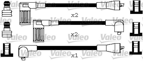 Провід високої напруги комплект FIAT Tipo 88-95 7716092