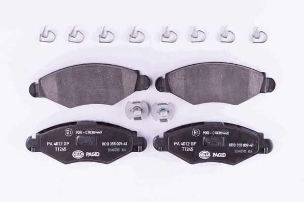 HELLA 8DB 355 009-411 Brake Pad Set, disc brake