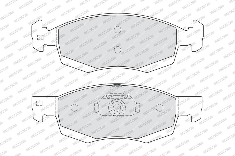 FERODO Plaquettes de frein à disque FDB4035
