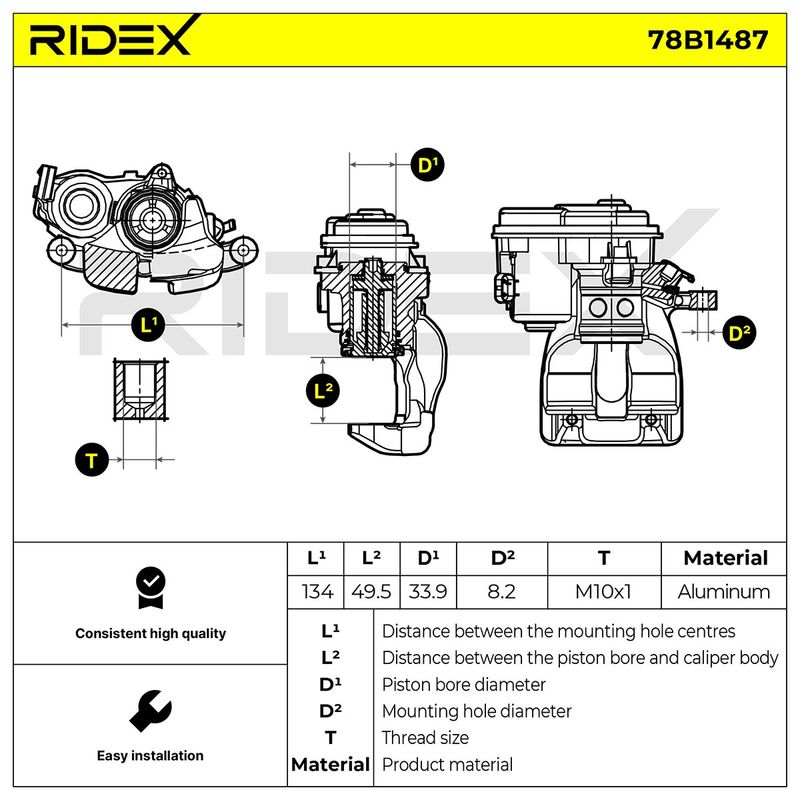 спирачен апарат RIDEX