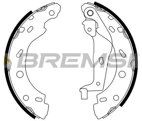 тормозные колодки зад. Smart 98-07 (Bosch)