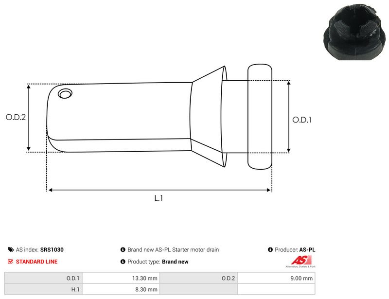 AS-PL SRS1030 Repair Kit, starter