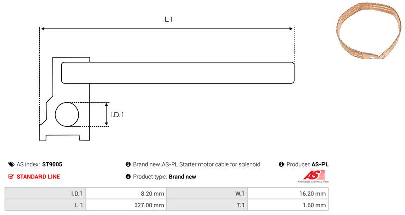 AS-PL ST9005 Repair Kit, starter
