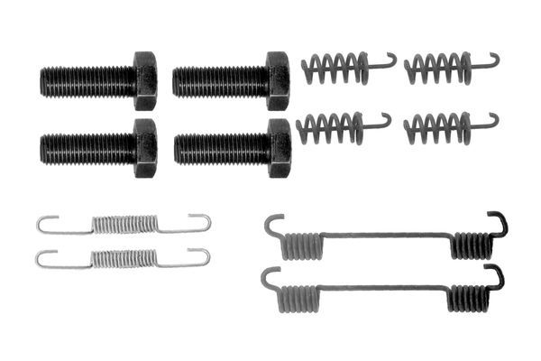 Комплект приладдя, колодка стоянкового гальма, CLS/E200-500/E55/63/SL 02-12, Bosch 1987475317