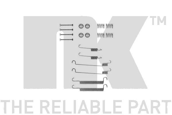 NK tartozékkészlet, rögzítőfék pofa 7999547