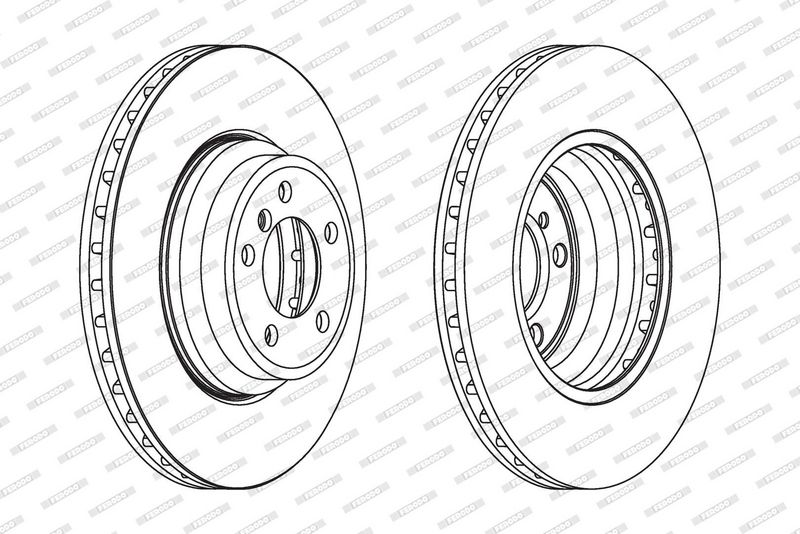Disque+de+frein FERODO DDF1701C-1