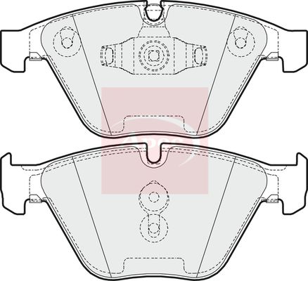 APEC Brake Pad Set, disc brake PAD1635