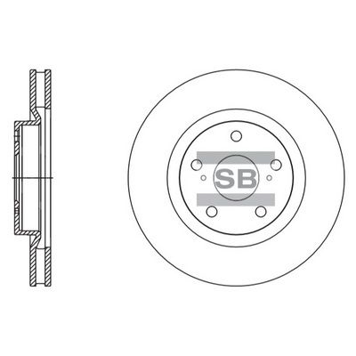 Гальмівний диск, Hi-Q SD4082