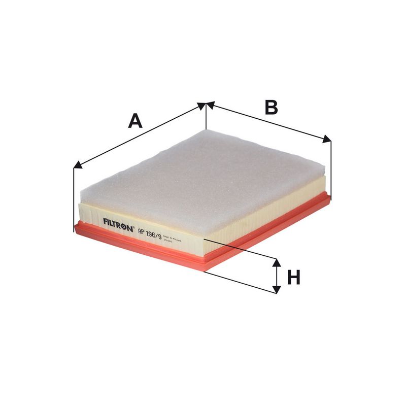 Õhufilter, FILTRON AP 196, 9