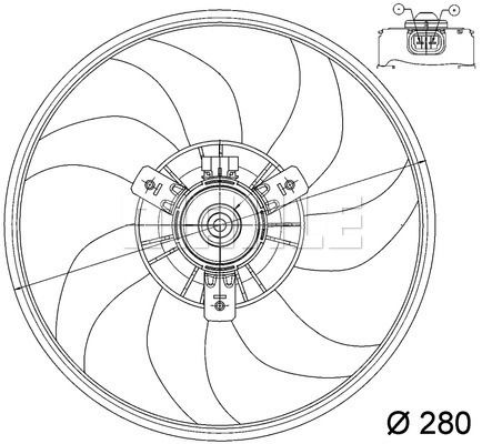 WILMINK GROUP ventilátor, motorhűtés WG2180555