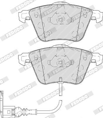 FERODO FDB4223 Brake Pad Set, disc brake