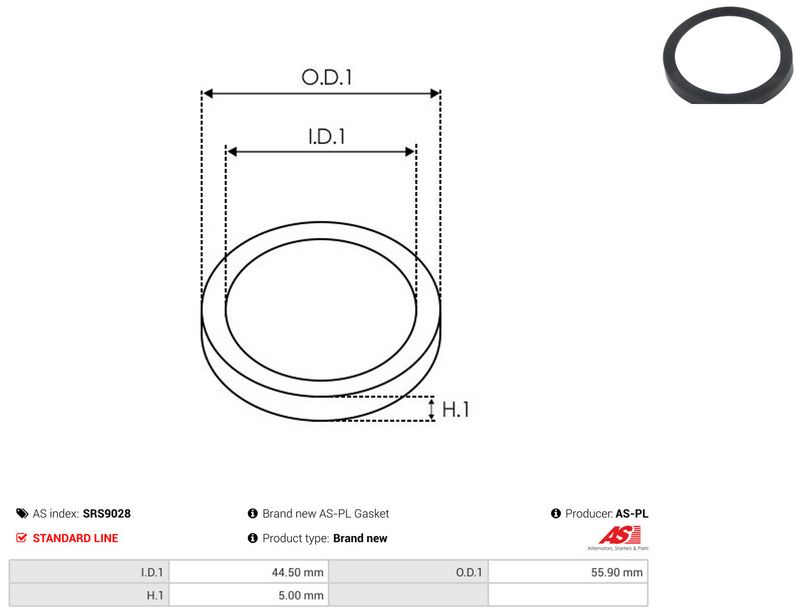 AS-PL SRS9028 Repair Set, alternator