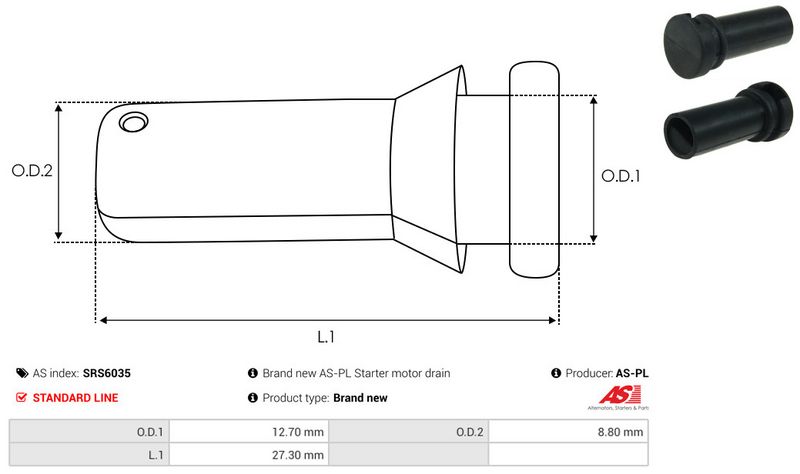AS-PL SRS6035 Repair Kit, starter