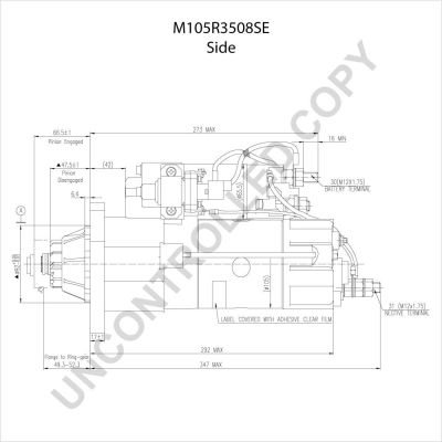 Startér M105R3508SE