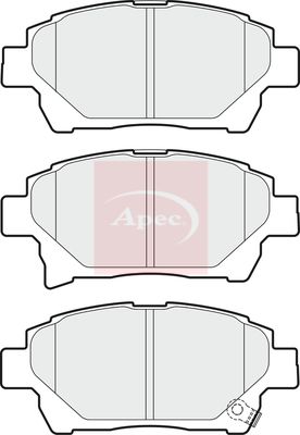 APEC Brake Pad Set, disc brake PAD1722