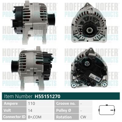 HOFFER generátor H55151270