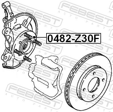 FEBEST 0482-Z30F Wheel Hub